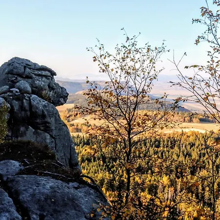 Kolonia Lesna Z Sauna I Goraca Balia Chalet Radkow