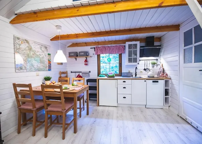 Kolonia Leśna Z Sauną I Gorącą Balią Domek alpejski