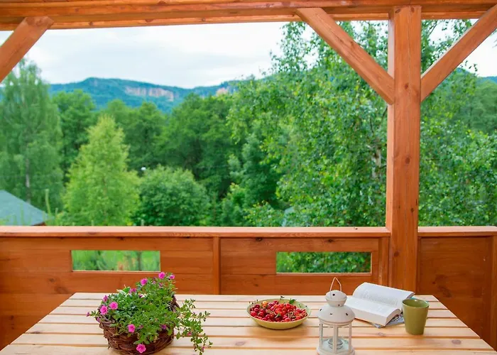 Kolonia Lesna Z Sauna I Goraca Balia Horská chata Radkow